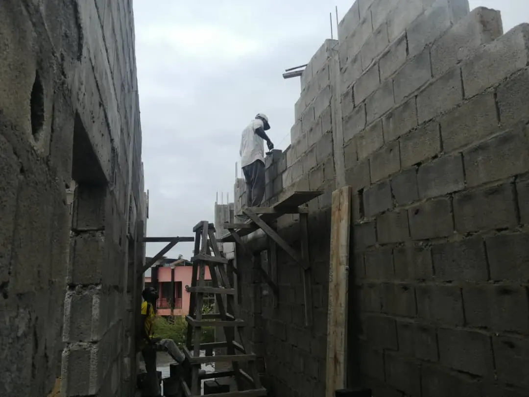 Travaux de maçonnerie en hauteur
